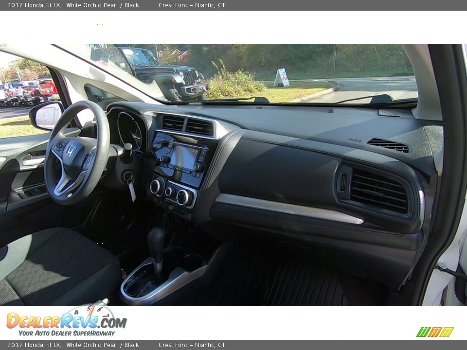 2017 Honda Fit LX White Orchid Pearl / Black Photo #24