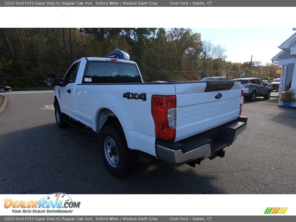 2020 Ford F350 Super Duty XL Regular Cab 4x4 Oxford White / Medium Earth Gray Photo #5