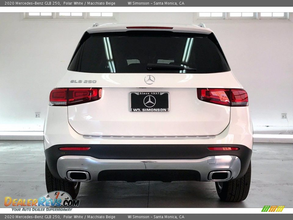 2020 Mercedes-Benz GLB 250 Polar White / Macchiato Beige Photo #3