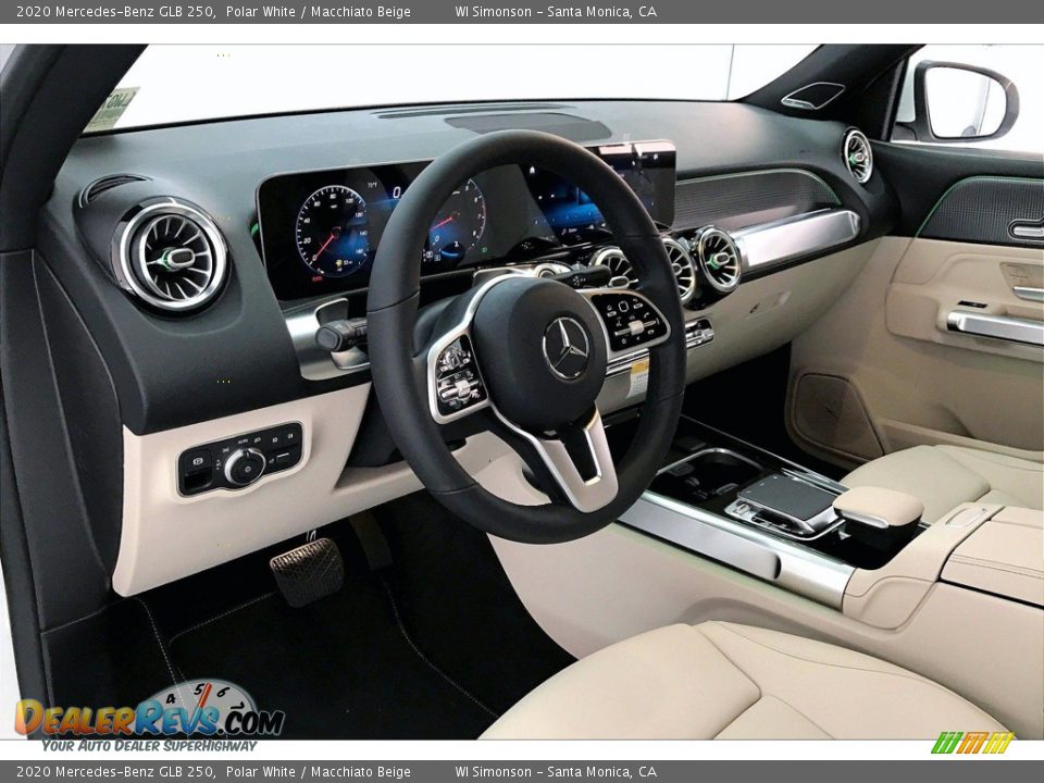 2020 Mercedes-Benz GLB 250 Polar White / Macchiato Beige Photo #4