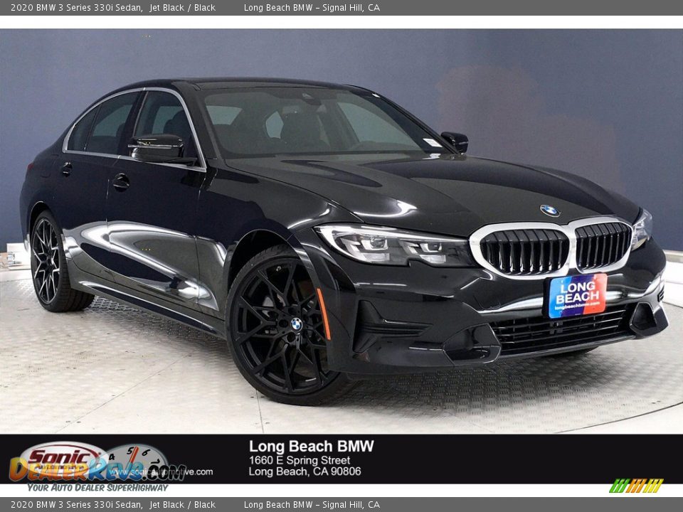 2020 BMW 3 Series 330i Sedan Jet Black / Black Photo #1