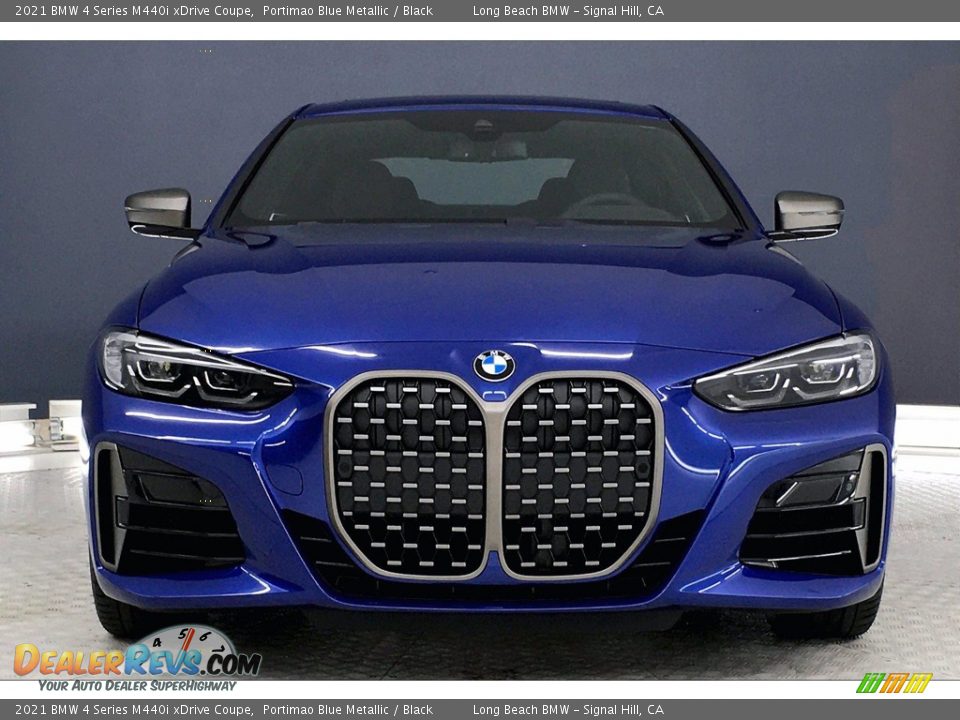 2021 BMW 4 Series M440i xDrive Coupe Portimao Blue Metallic / Black Photo #2