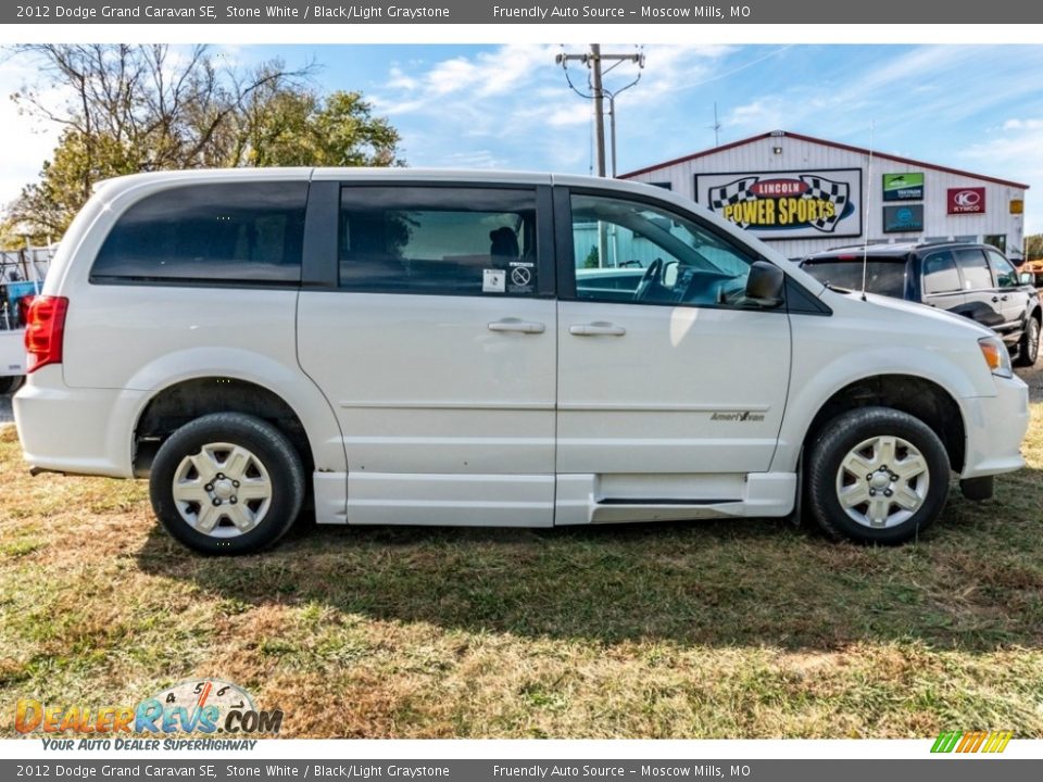 2012 Dodge Grand Caravan SE Stone White / Black/Light Graystone Photo #3