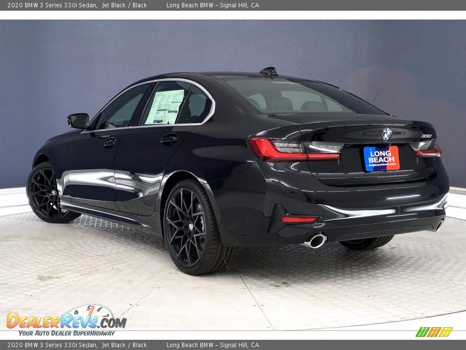 2020 BMW 3 Series 330i Sedan Jet Black / Black Photo #3