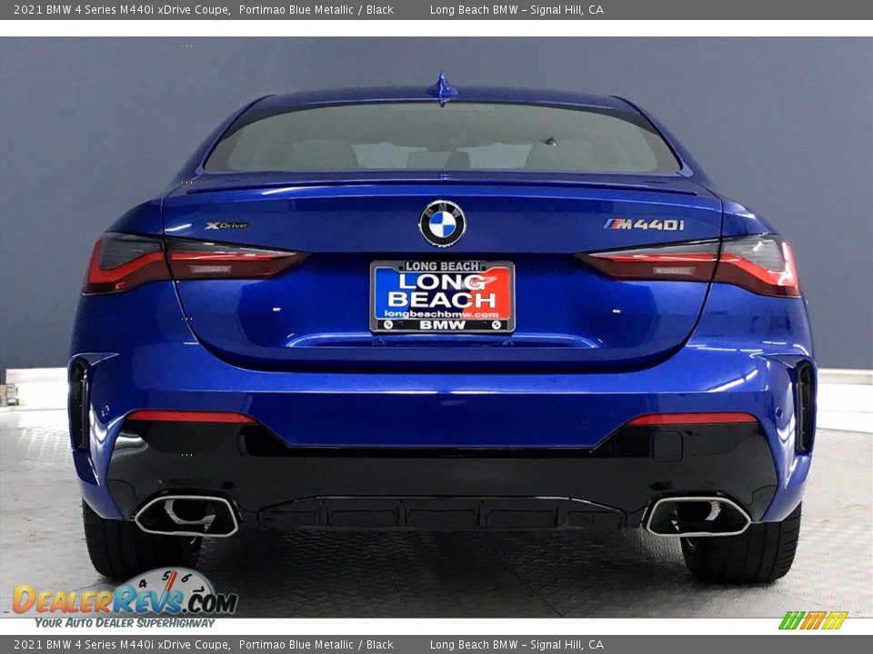 2021 BMW 4 Series M440i xDrive Coupe Portimao Blue Metallic / Black Photo #4