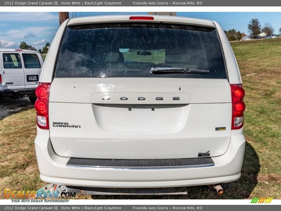 2012 Dodge Grand Caravan SE Stone White / Black/Light Graystone Photo #5