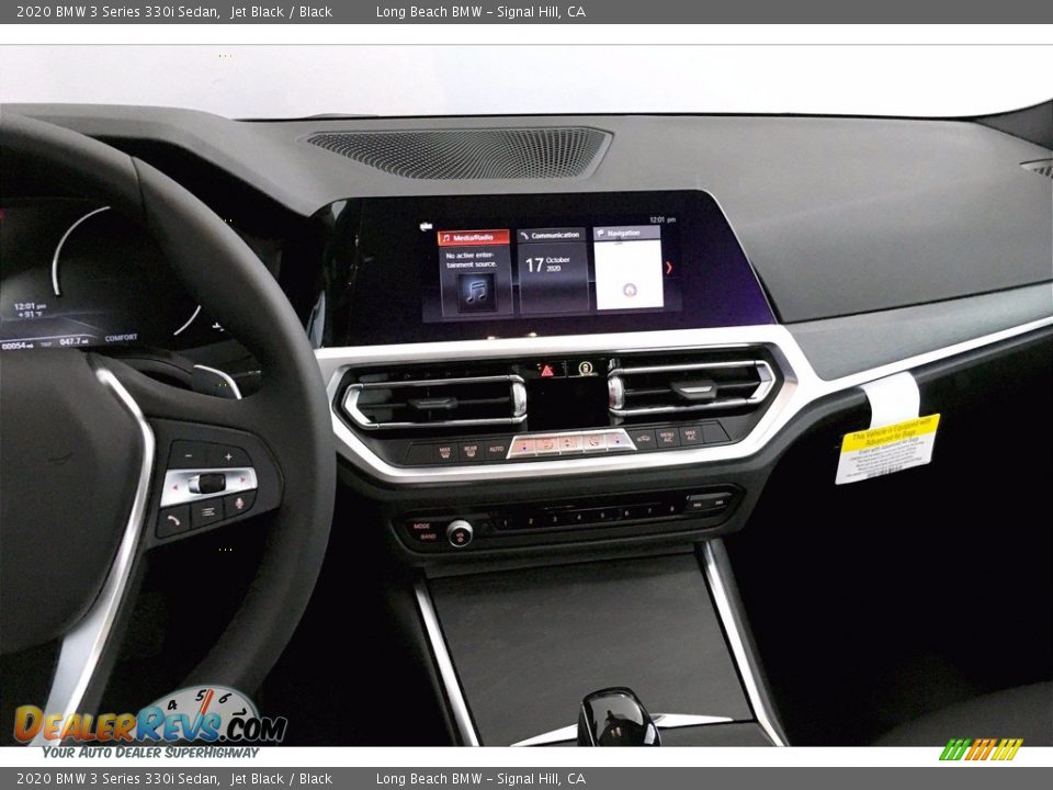 2020 BMW 3 Series 330i Sedan Jet Black / Black Photo #6