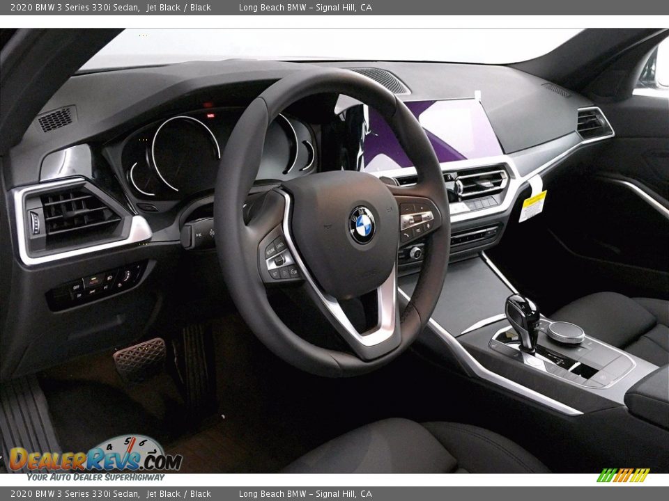2020 BMW 3 Series 330i Sedan Jet Black / Black Photo #7