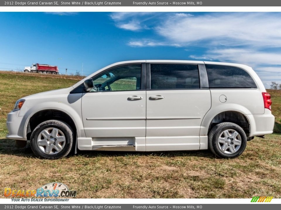 2012 Dodge Grand Caravan SE Stone White / Black/Light Graystone Photo #7