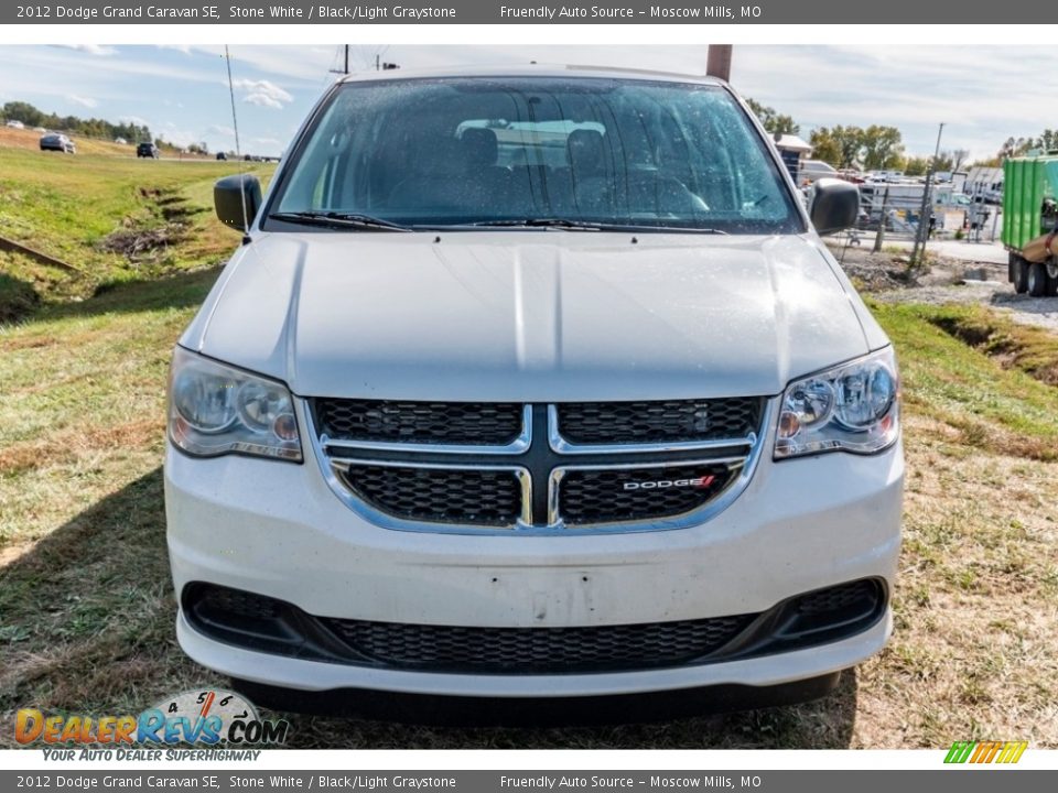 2012 Dodge Grand Caravan SE Stone White / Black/Light Graystone Photo #9