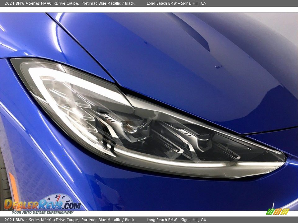 2021 BMW 4 Series M440i xDrive Coupe Portimao Blue Metallic / Black Photo #14