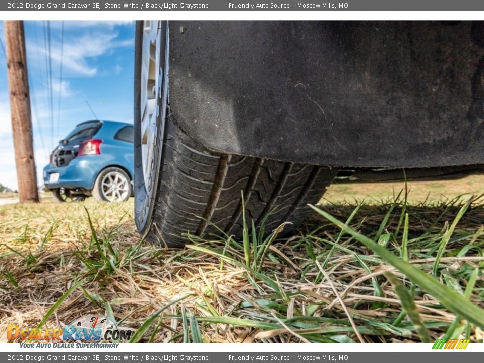 2012 Dodge Grand Caravan SE Stone White / Black/Light Graystone Photo #15