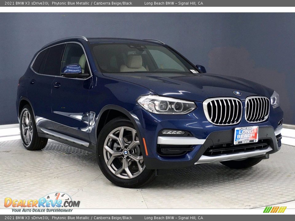 Front 3/4 View of 2021 BMW X3 sDrive30i Photo #19