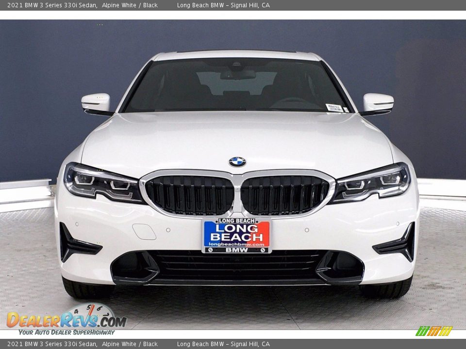 2021 BMW 3 Series 330i Sedan Alpine White / Black Photo #2