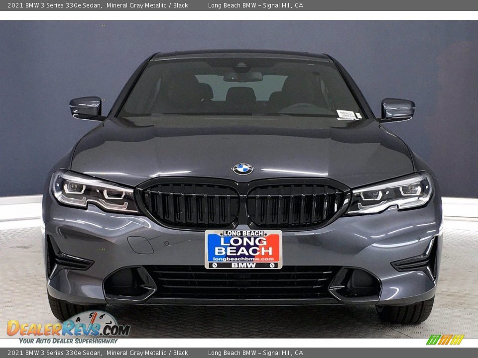 2021 BMW 3 Series 330e Sedan Mineral Gray Metallic / Black Photo #2