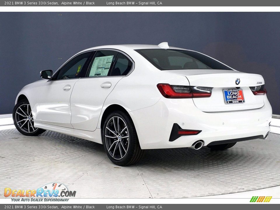 2021 BMW 3 Series 330i Sedan Alpine White / Black Photo #3