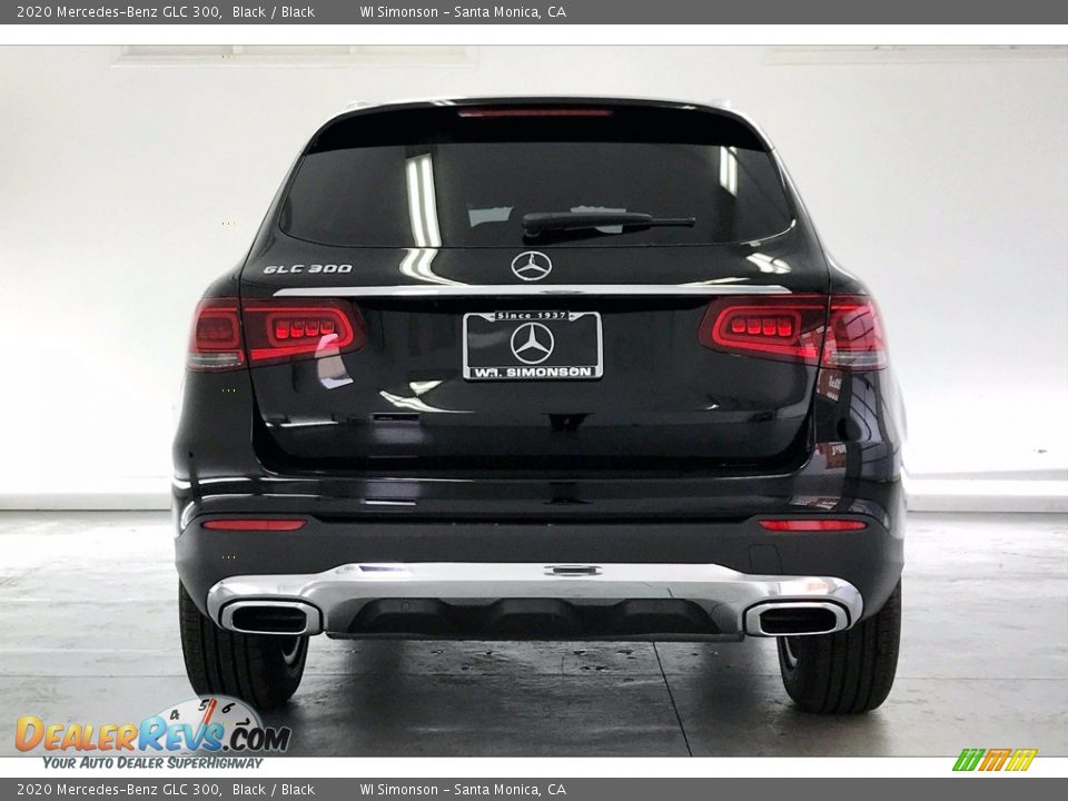 2020 Mercedes-Benz GLC 300 Black / Black Photo #3