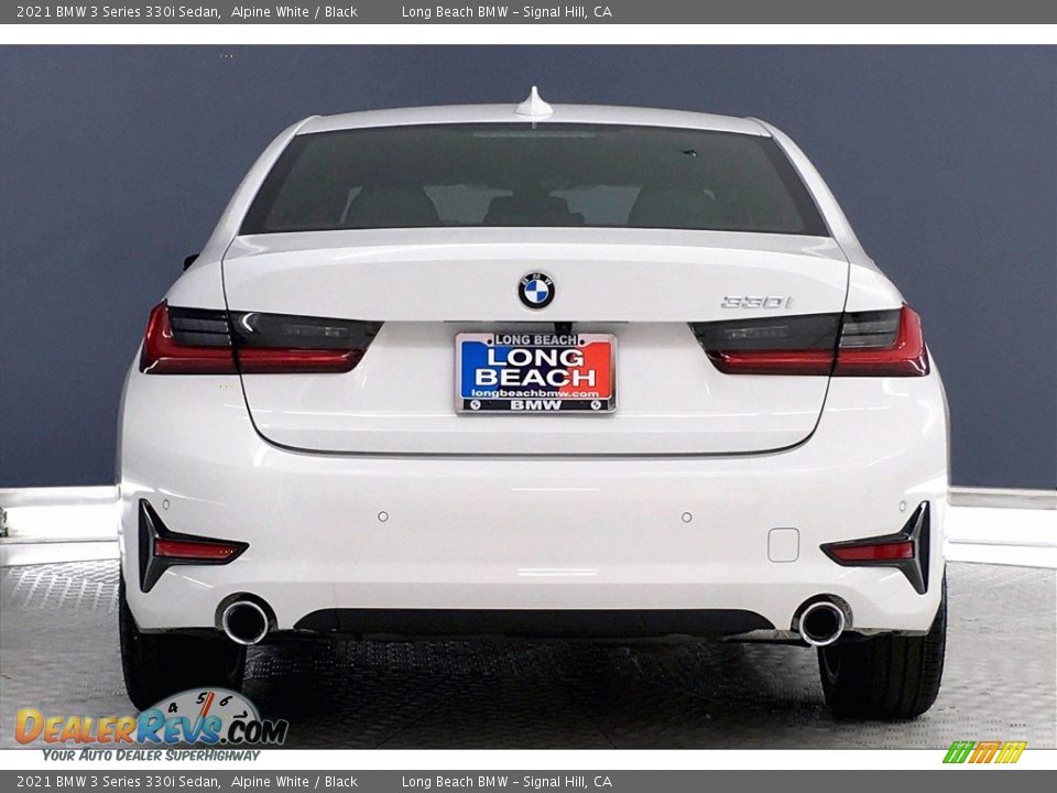 2021 BMW 3 Series 330i Sedan Alpine White / Black Photo #4