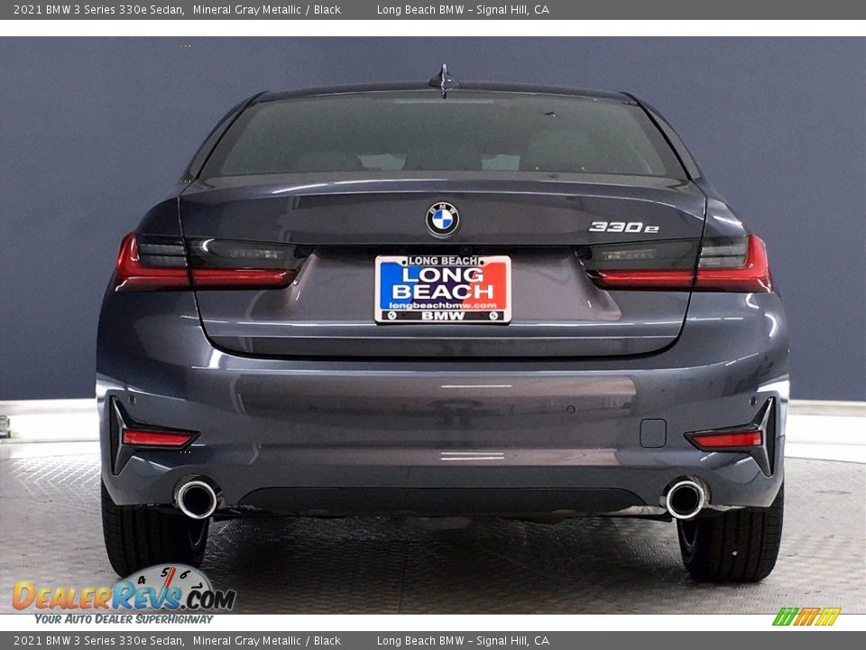 2021 BMW 3 Series 330e Sedan Mineral Gray Metallic / Black Photo #4
