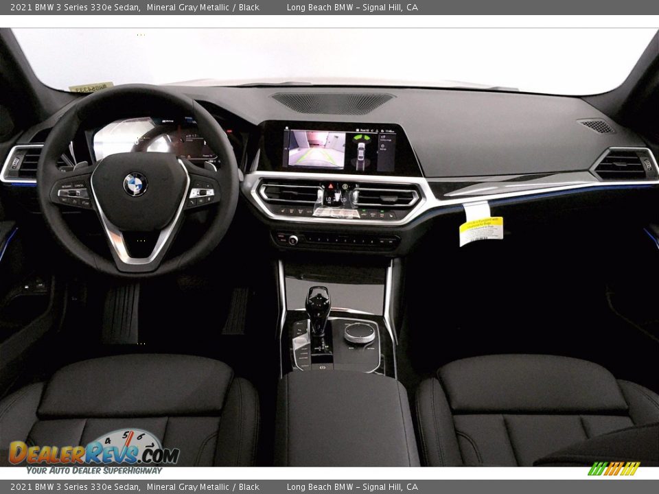 Black Interior - 2021 BMW 3 Series 330e Sedan Photo #5