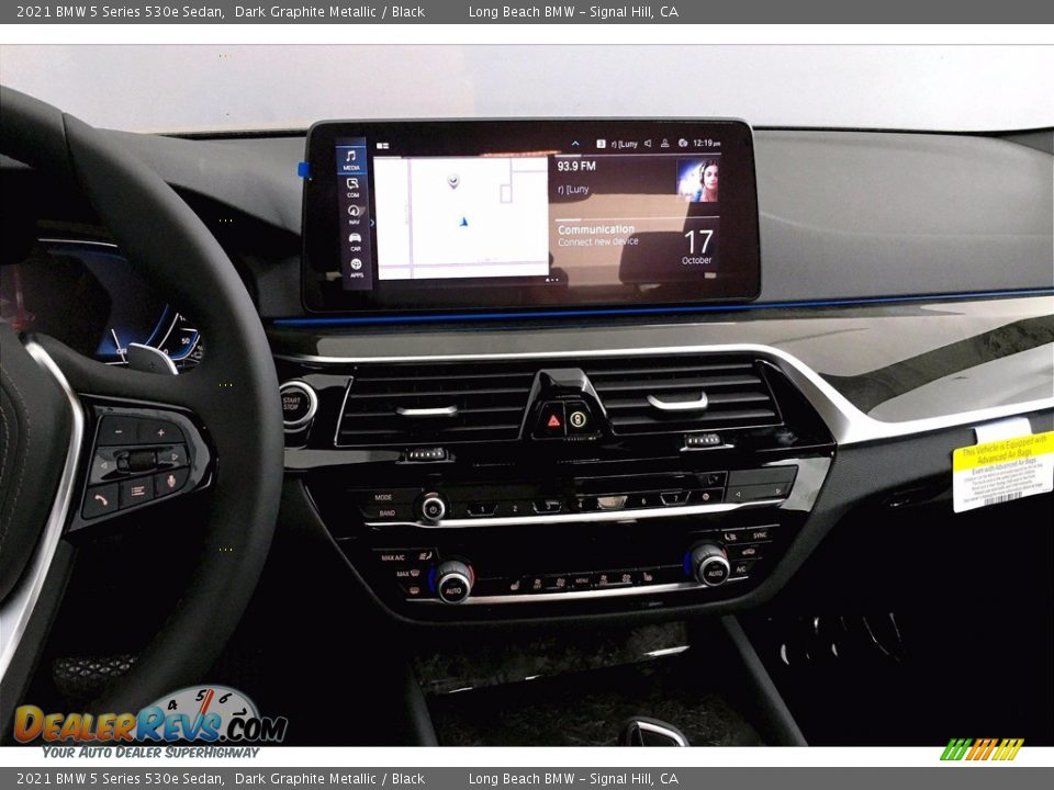 Controls of 2021 BMW 5 Series 530e Sedan Photo #6