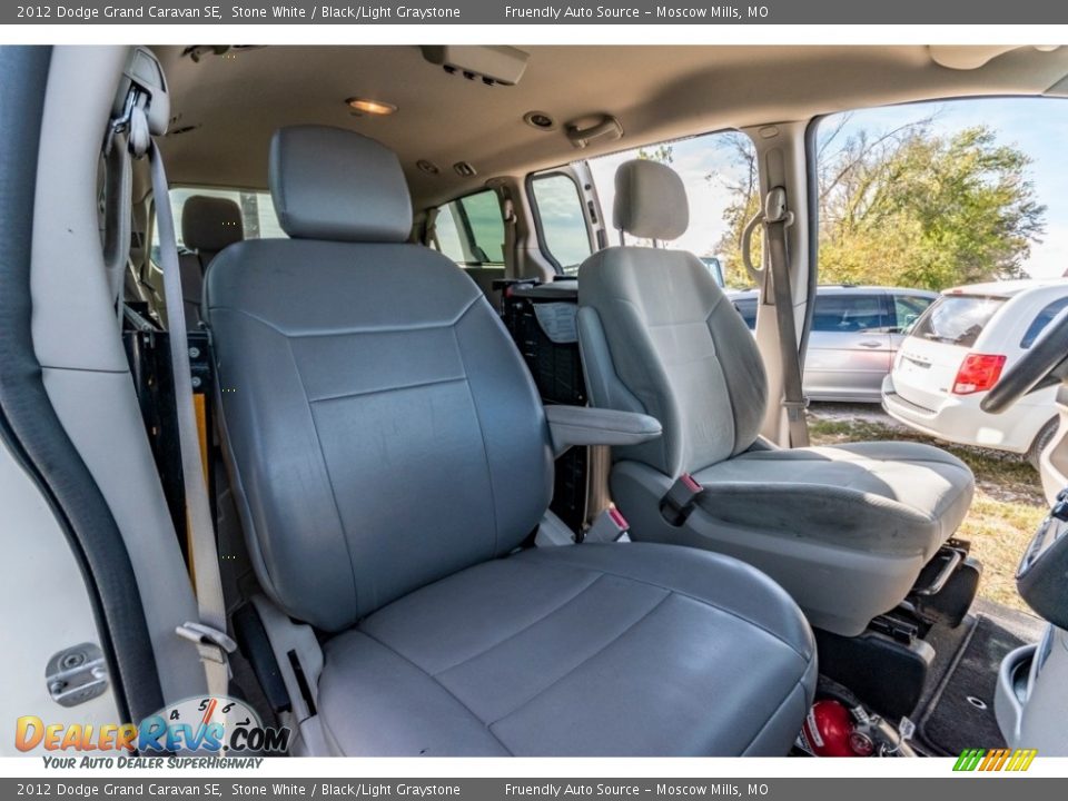 2012 Dodge Grand Caravan SE Stone White / Black/Light Graystone Photo #29