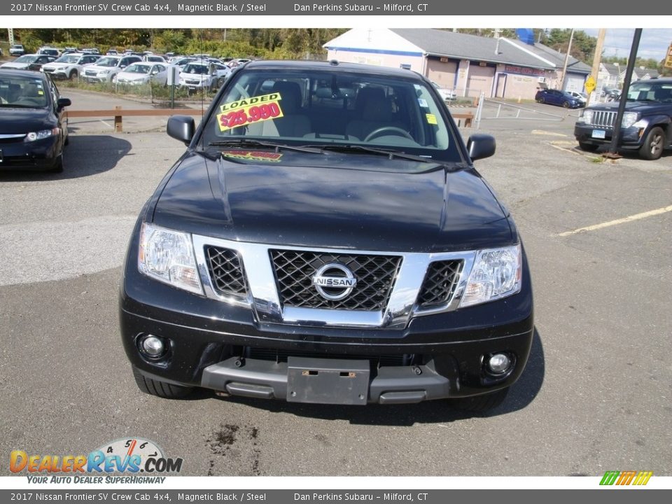 2017 Nissan Frontier SV Crew Cab 4x4 Magnetic Black / Steel Photo #2