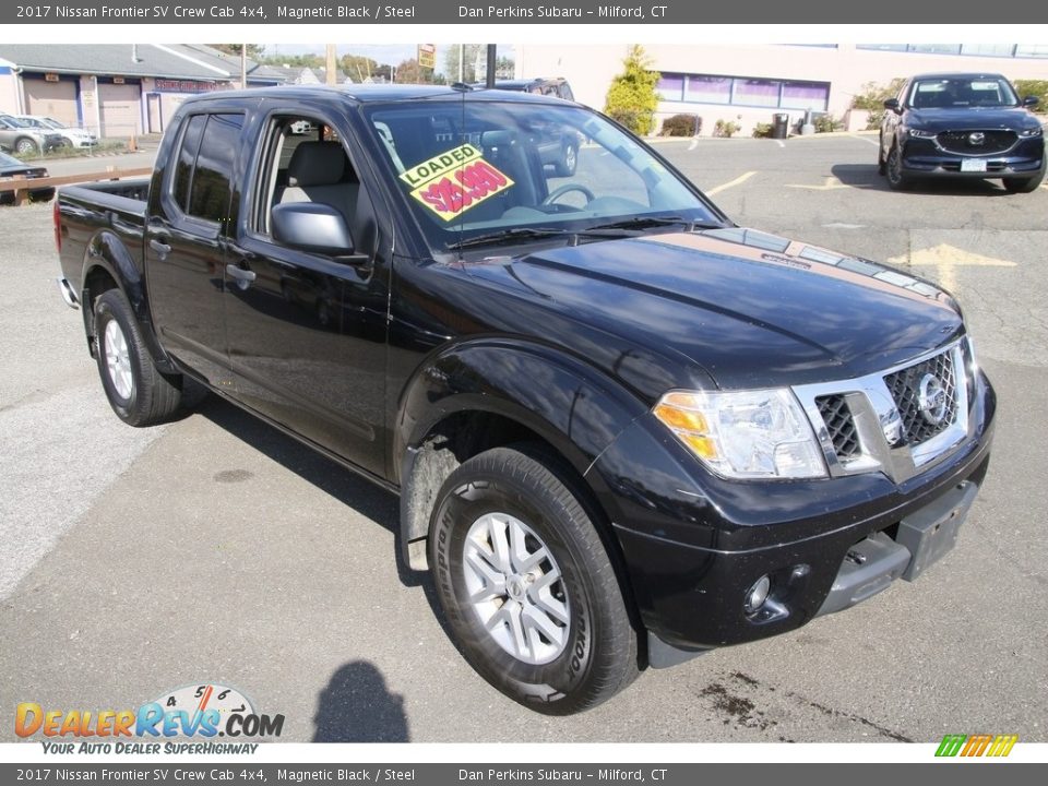 2017 Nissan Frontier SV Crew Cab 4x4 Magnetic Black / Steel Photo #3