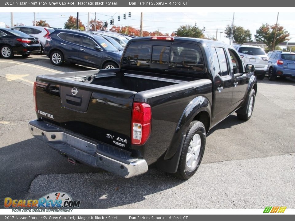 2017 Nissan Frontier SV Crew Cab 4x4 Magnetic Black / Steel Photo #5