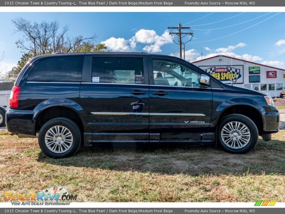 2015 Chrysler Town & Country Touring-L True Blue Pearl / Dark Frost Beige/Medium Frost Beige Photo #3