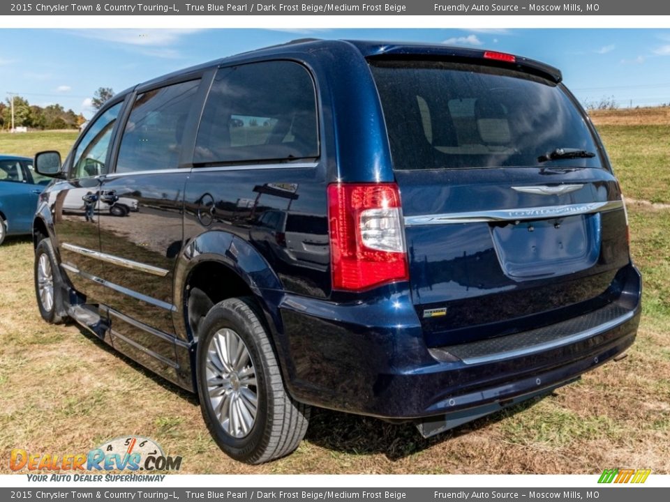 2015 Chrysler Town & Country Touring-L True Blue Pearl / Dark Frost Beige/Medium Frost Beige Photo #6