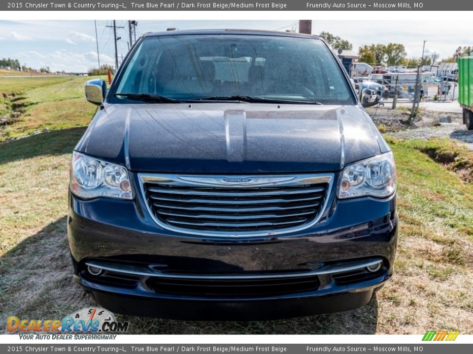 2015 Chrysler Town & Country Touring-L True Blue Pearl / Dark Frost Beige/Medium Frost Beige Photo #9