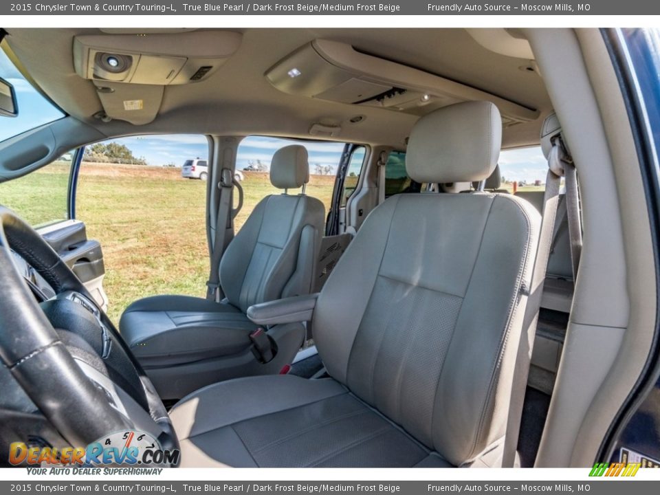 2015 Chrysler Town & Country Touring-L True Blue Pearl / Dark Frost Beige/Medium Frost Beige Photo #17