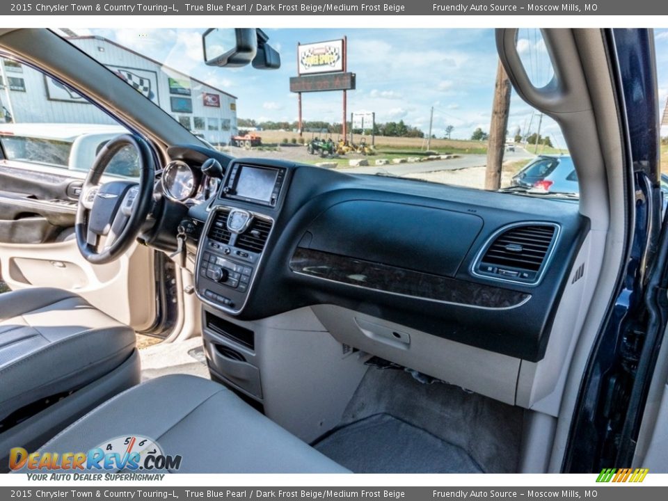 2015 Chrysler Town & Country Touring-L True Blue Pearl / Dark Frost Beige/Medium Frost Beige Photo #26