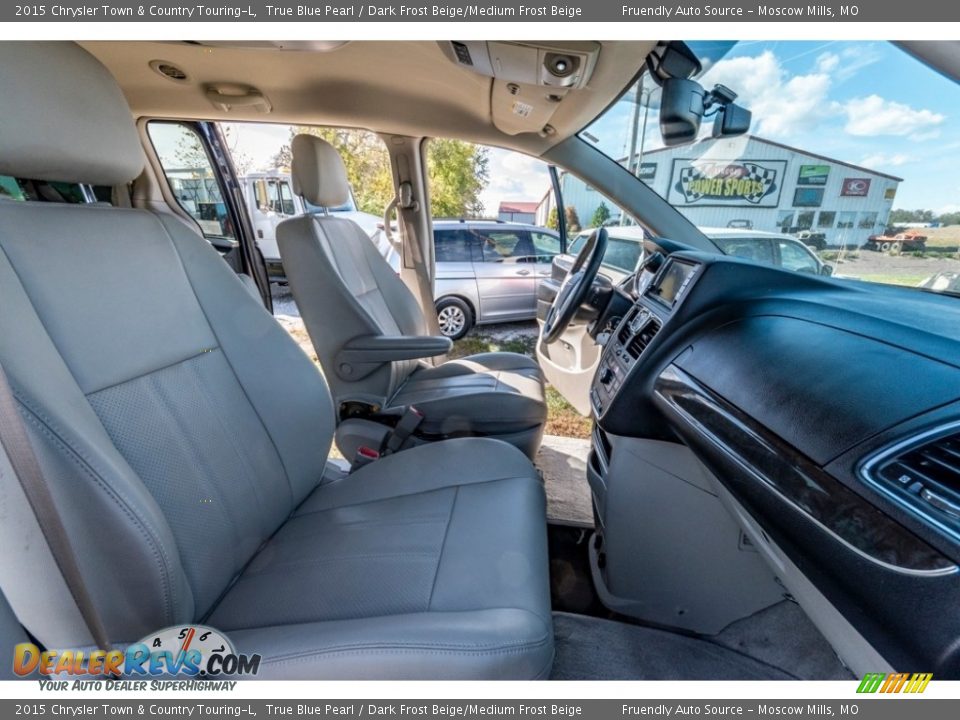 2015 Chrysler Town & Country Touring-L True Blue Pearl / Dark Frost Beige/Medium Frost Beige Photo #27