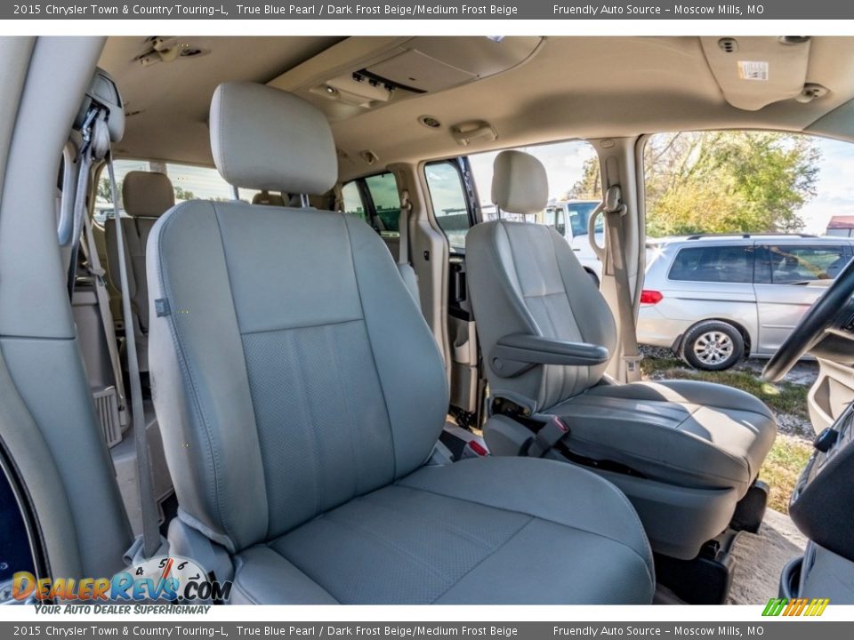 2015 Chrysler Town & Country Touring-L True Blue Pearl / Dark Frost Beige/Medium Frost Beige Photo #28