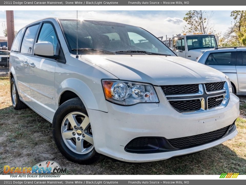 2011 Dodge Grand Caravan Mainstreet Stone White / Black/Light Graystone Photo #1