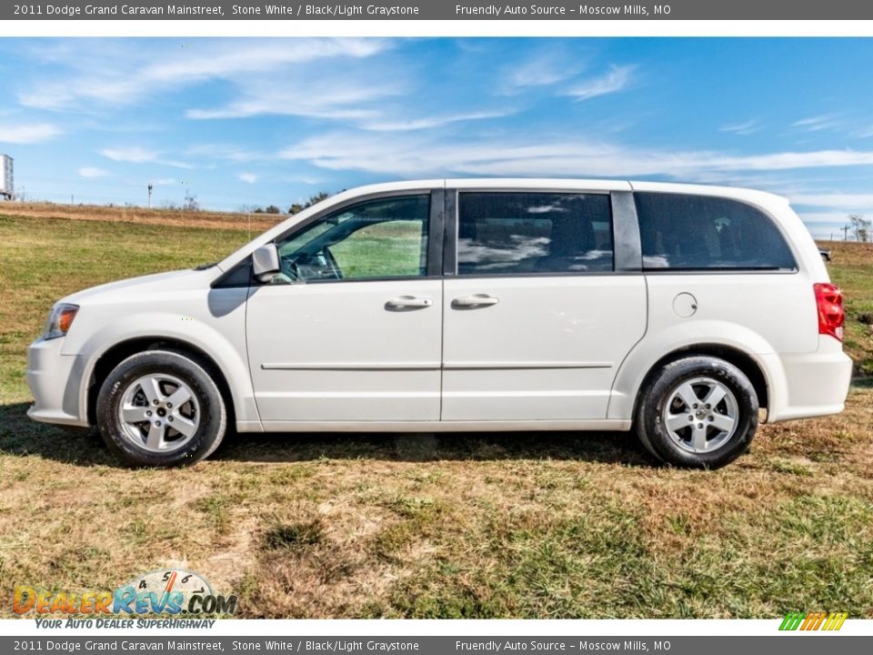 2011 Dodge Grand Caravan Mainstreet Stone White / Black/Light Graystone Photo #7