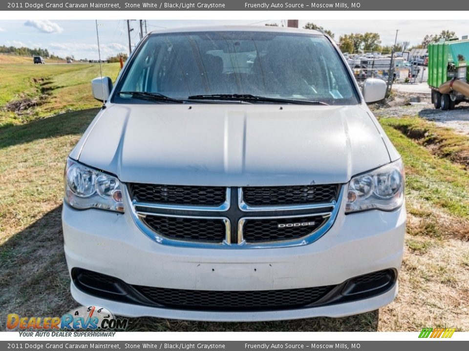 2011 Dodge Grand Caravan Mainstreet Stone White / Black/Light Graystone Photo #9