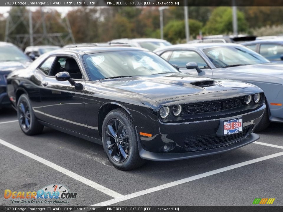 2020 Dodge Challenger GT AWD Pitch Black / Black Photo #1