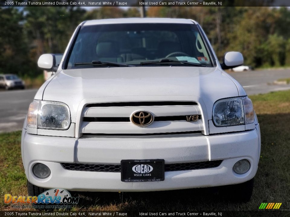 2005 Toyota Tundra Limited Double Cab 4x4 Natural White / Taupe Photo #2
