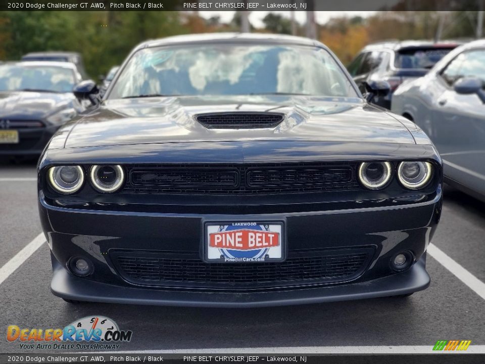 2020 Dodge Challenger GT AWD Pitch Black / Black Photo #3