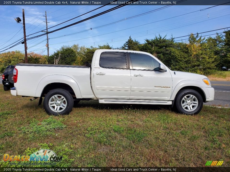 Natural White 2005 Toyota Tundra Limited Double Cab 4x4 Photo #7