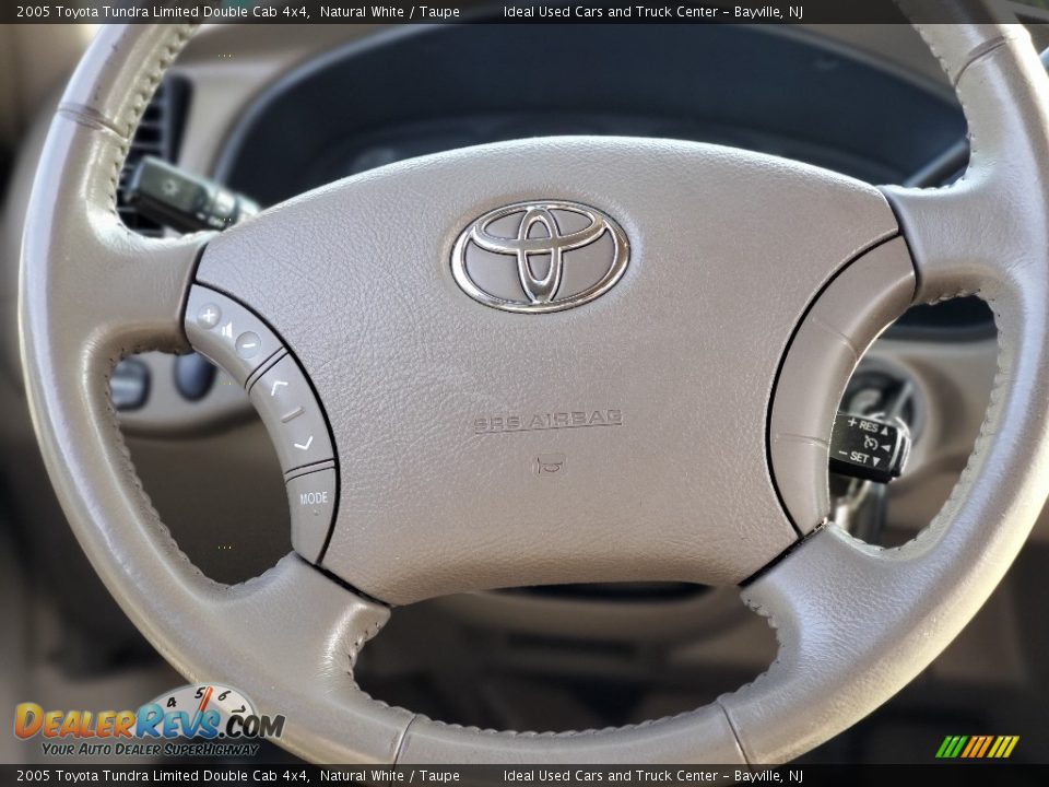 2005 Toyota Tundra Limited Double Cab 4x4 Steering Wheel Photo #15