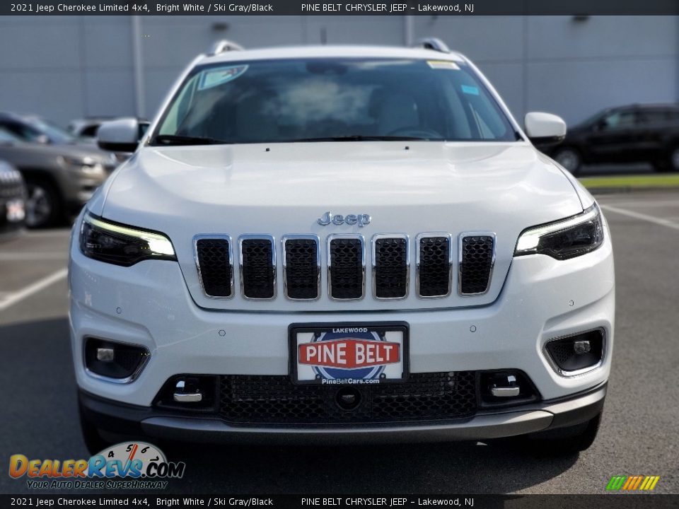 2021 Jeep Cherokee Limited 4x4 Bright White / Ski Gray/Black Photo #3