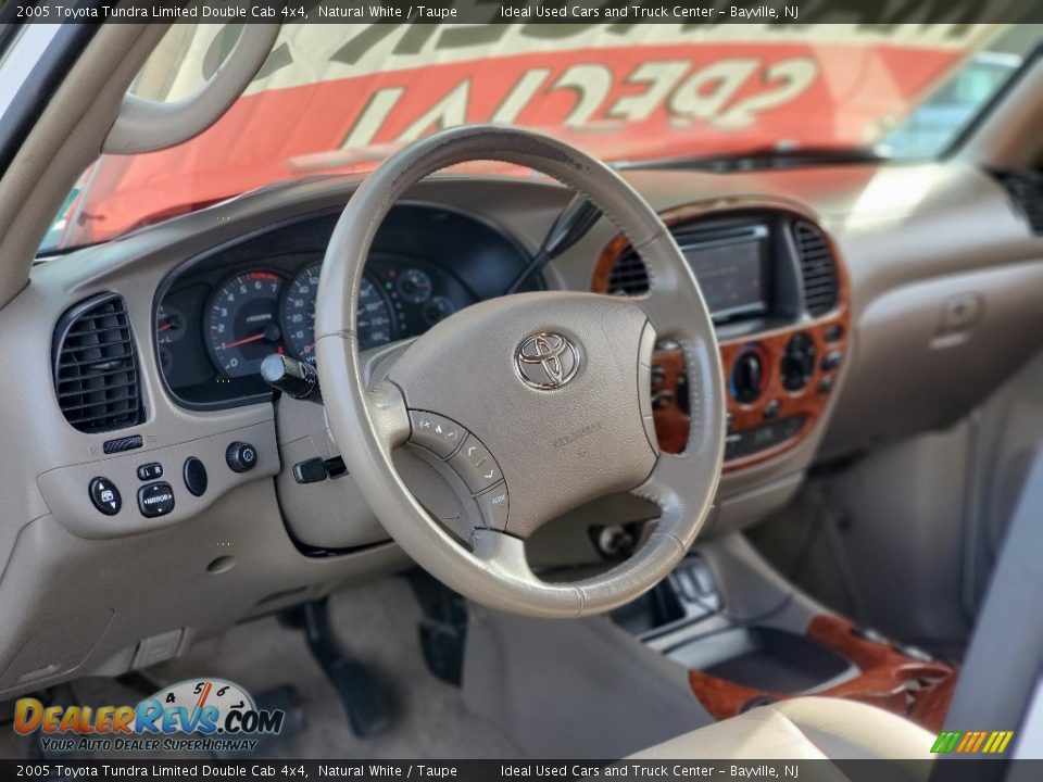 2005 Toyota Tundra Limited Double Cab 4x4 Steering Wheel Photo #22