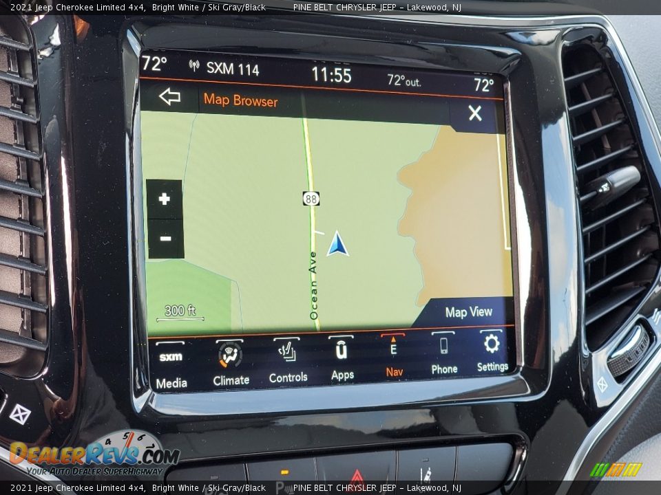Navigation of 2021 Jeep Cherokee Limited 4x4 Photo #14