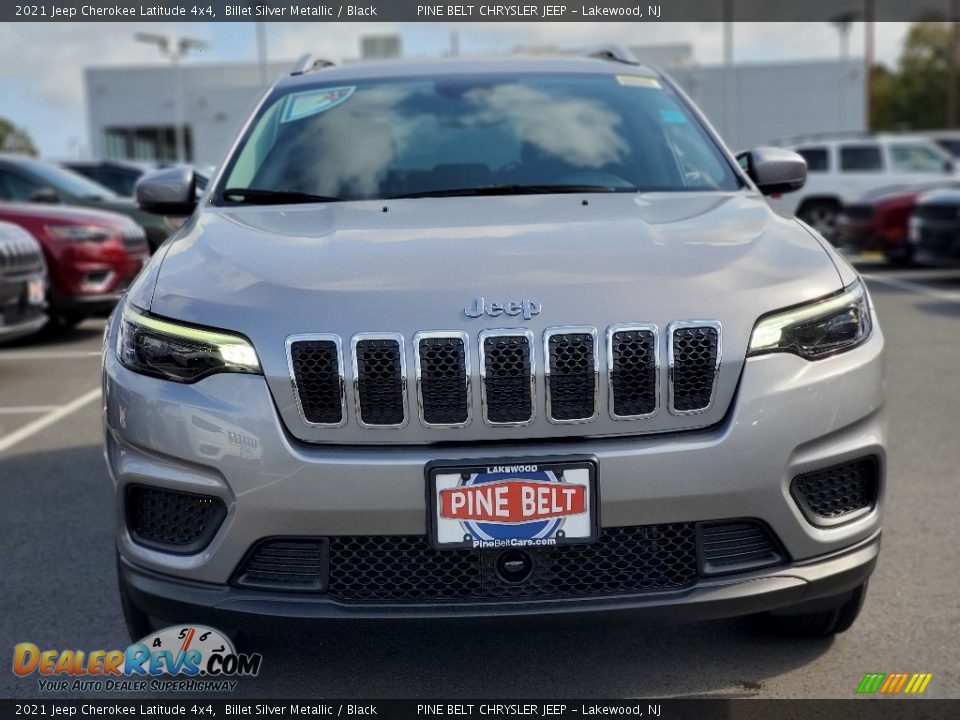 2021 Jeep Cherokee Latitude 4x4 Billet Silver Metallic / Black Photo #3