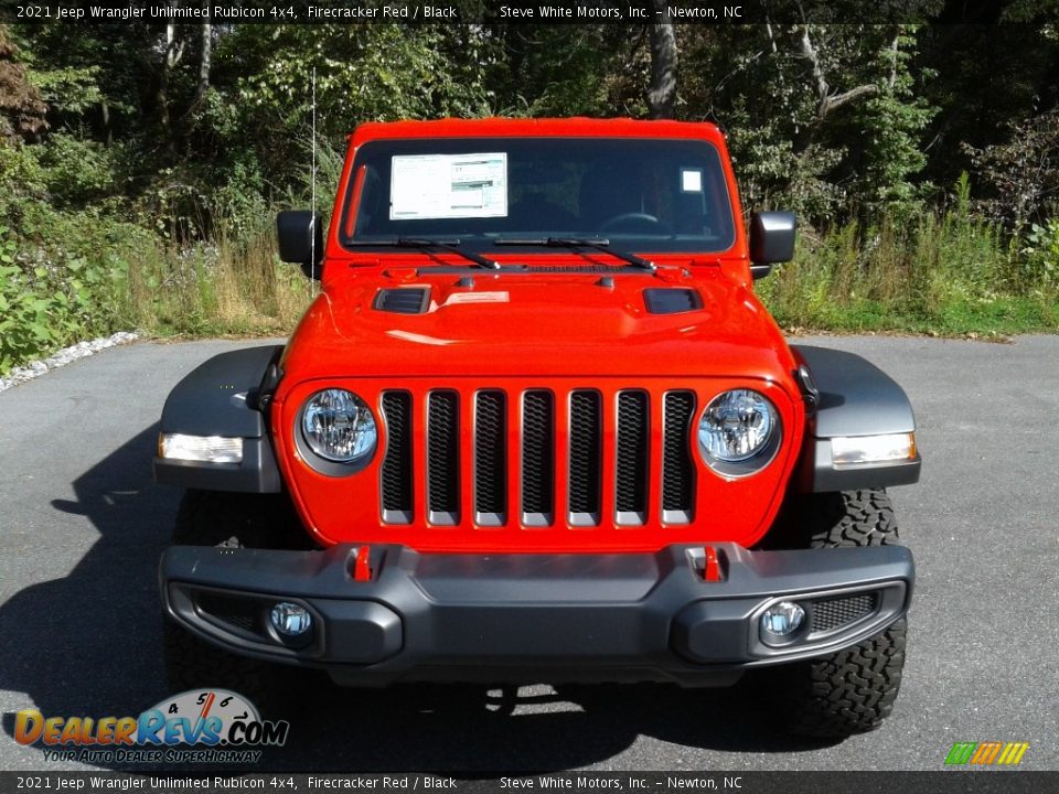 Firecracker Red 2021 Jeep Wrangler Unlimited Rubicon 4x4 Photo #3