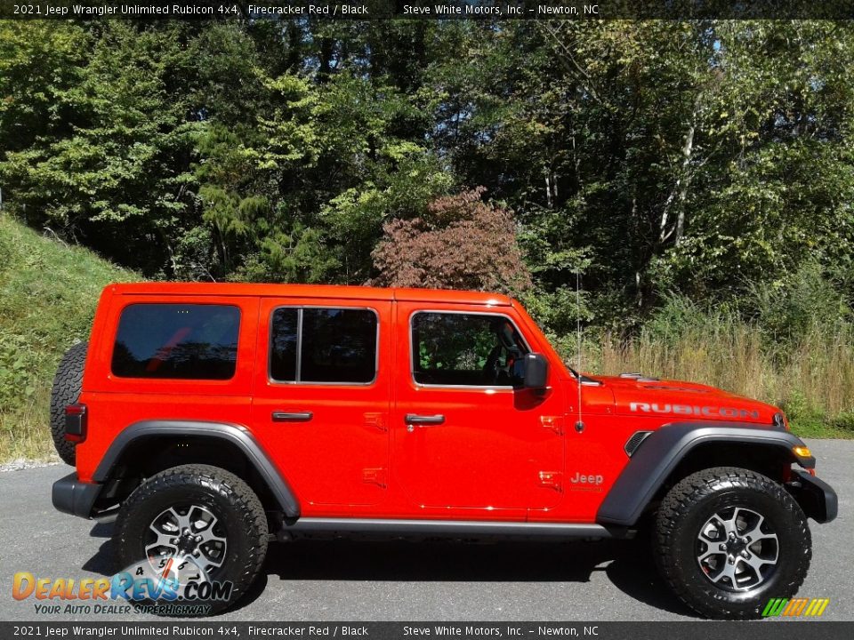 Firecracker Red 2021 Jeep Wrangler Unlimited Rubicon 4x4 Photo #5
